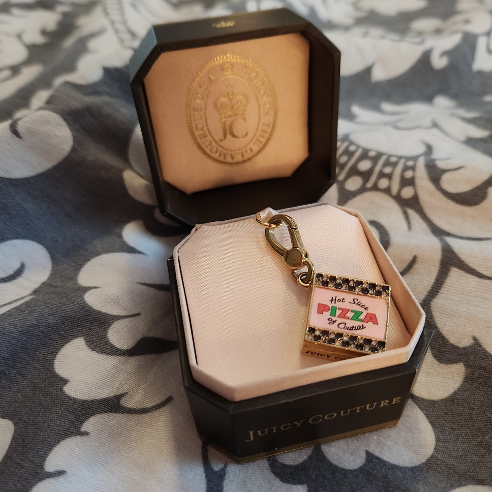 Juicy Couture pizza box charm
